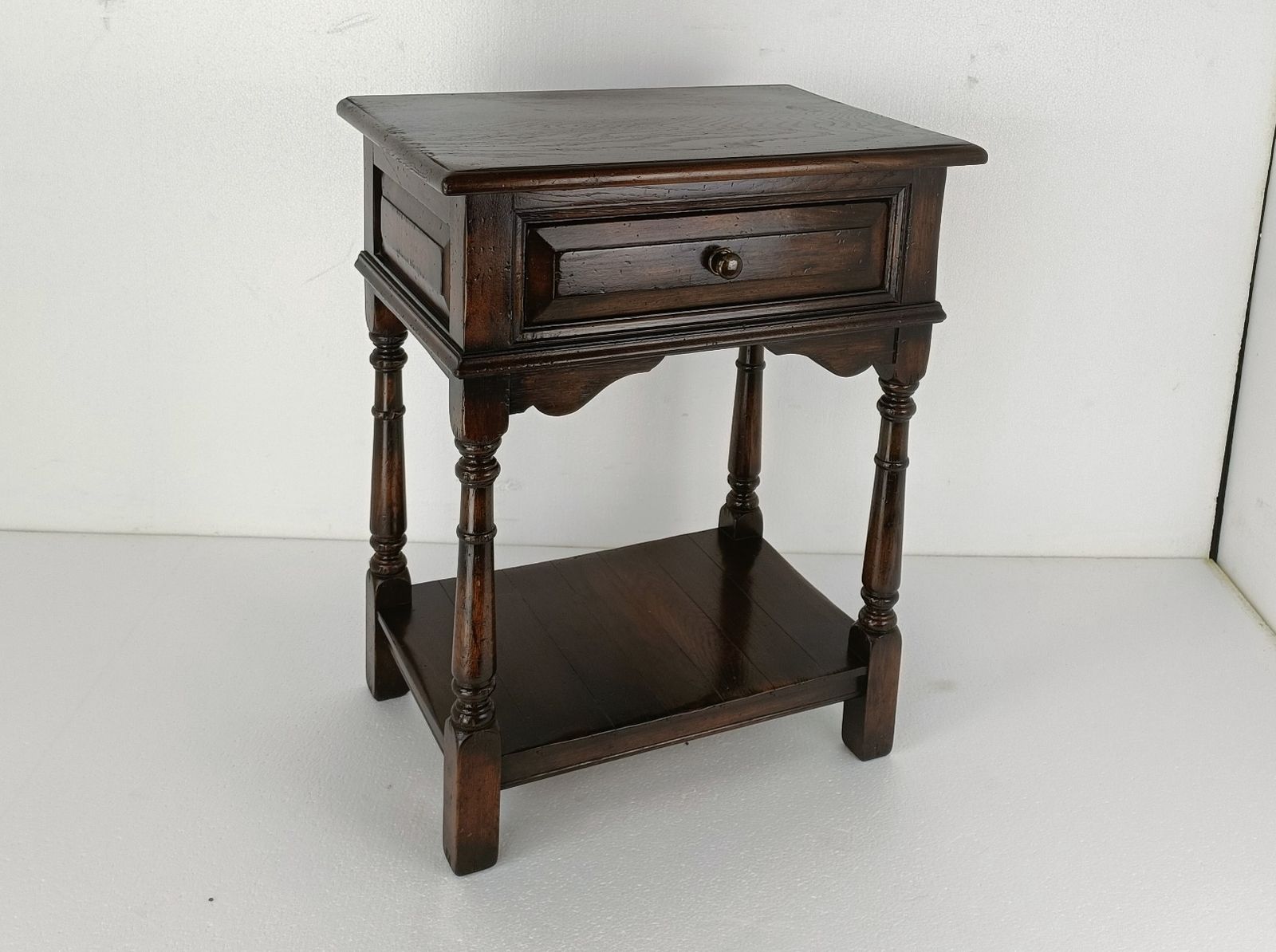 Antique Desk Cabineet Hallway Furniture, Side Table Two Tier Barn Style Gorgeous photo for sale