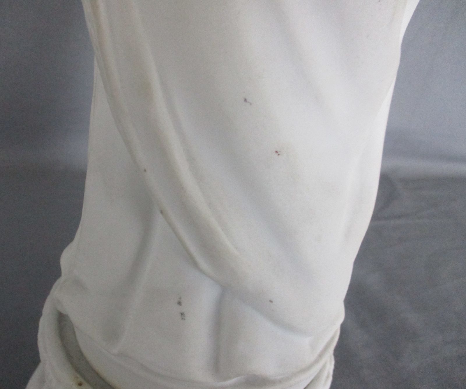 Antique 1900 Bisque Statue Virgin Mary Our Lady Madonna Infant Jesus Exquisite photo vintage