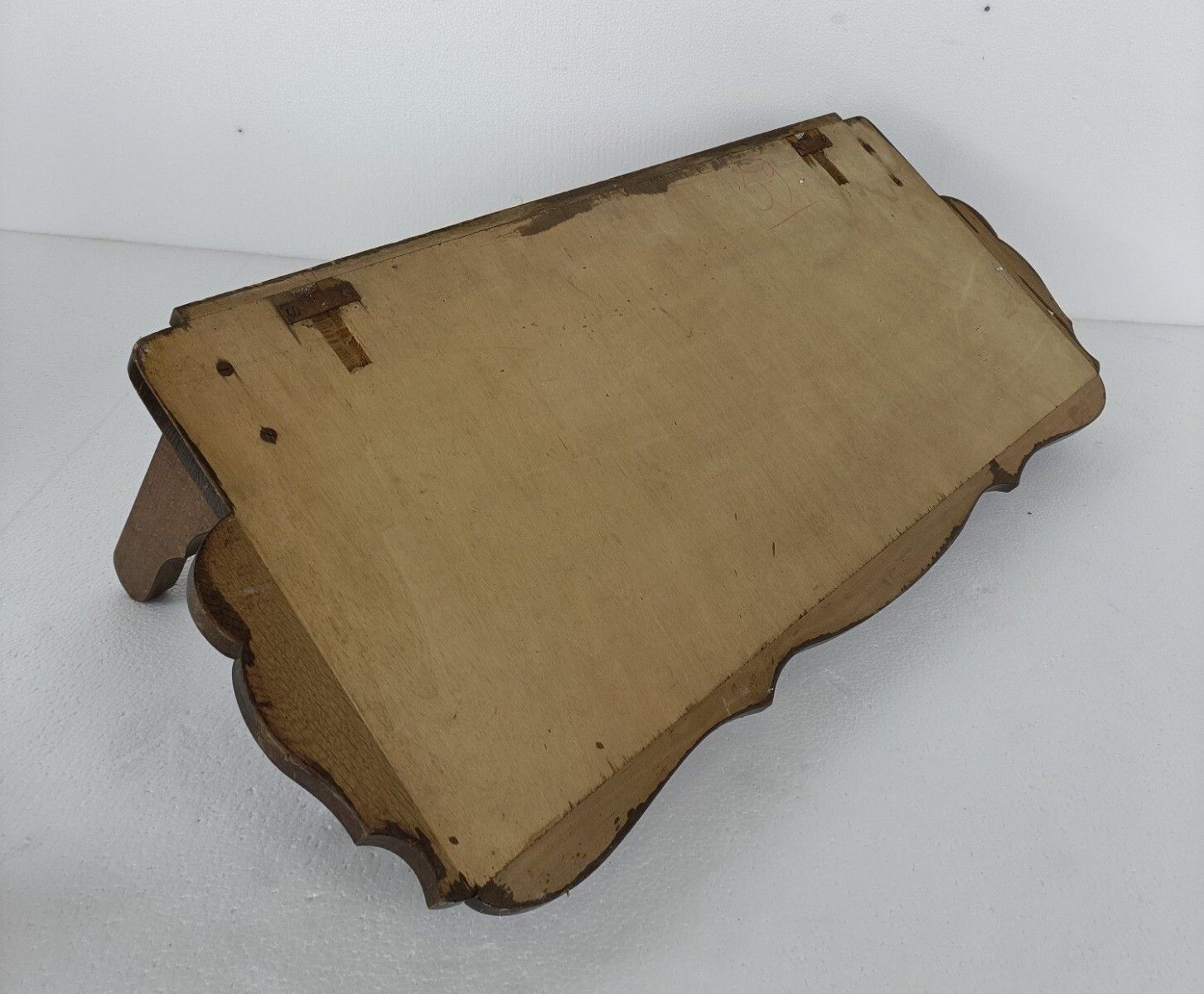 photo furniture Vintage Wall Coat Rack Shelf Mid Century Modern Railroad Industrial Wood Pop Art