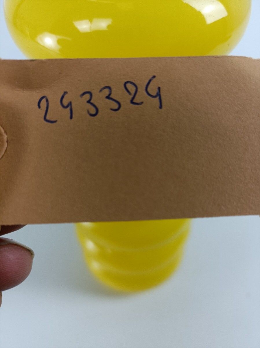 Ikea Solstrale Bubble Hooped Yellow  Vase Yellow Designer Anne Nilsson Vinta photo buy