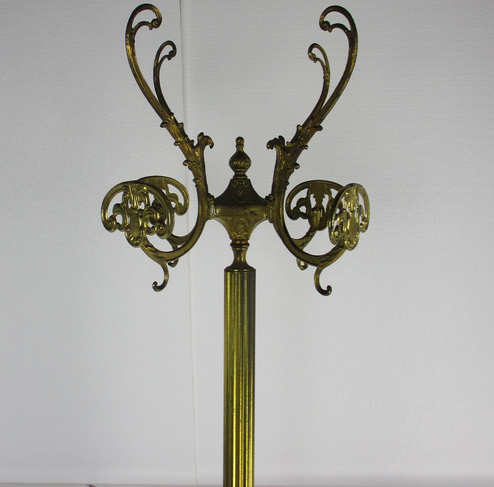 Standing Hall Tree Coat Hallway Rack Brass Mermaids Base Italian Eyecatcher photo furniture