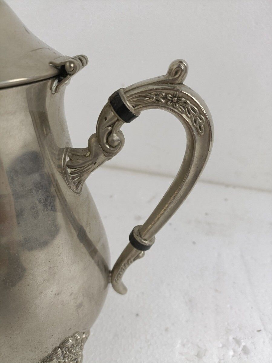Silver Plated  Victorian English Coffee Tea Pot Decorative photo Home Decor