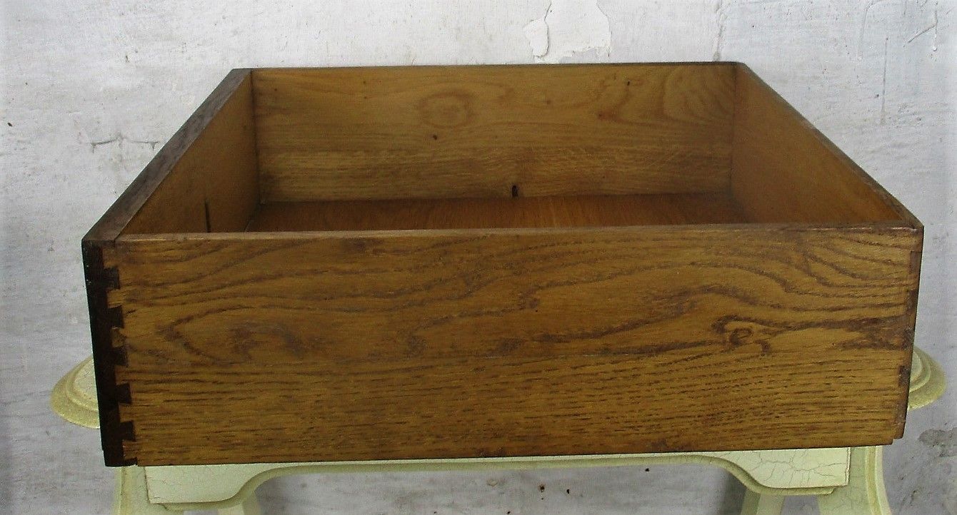 photo for sale Antique Hand Carved Oak Kitchen Drawer Architectural Reclaimed Salvaged