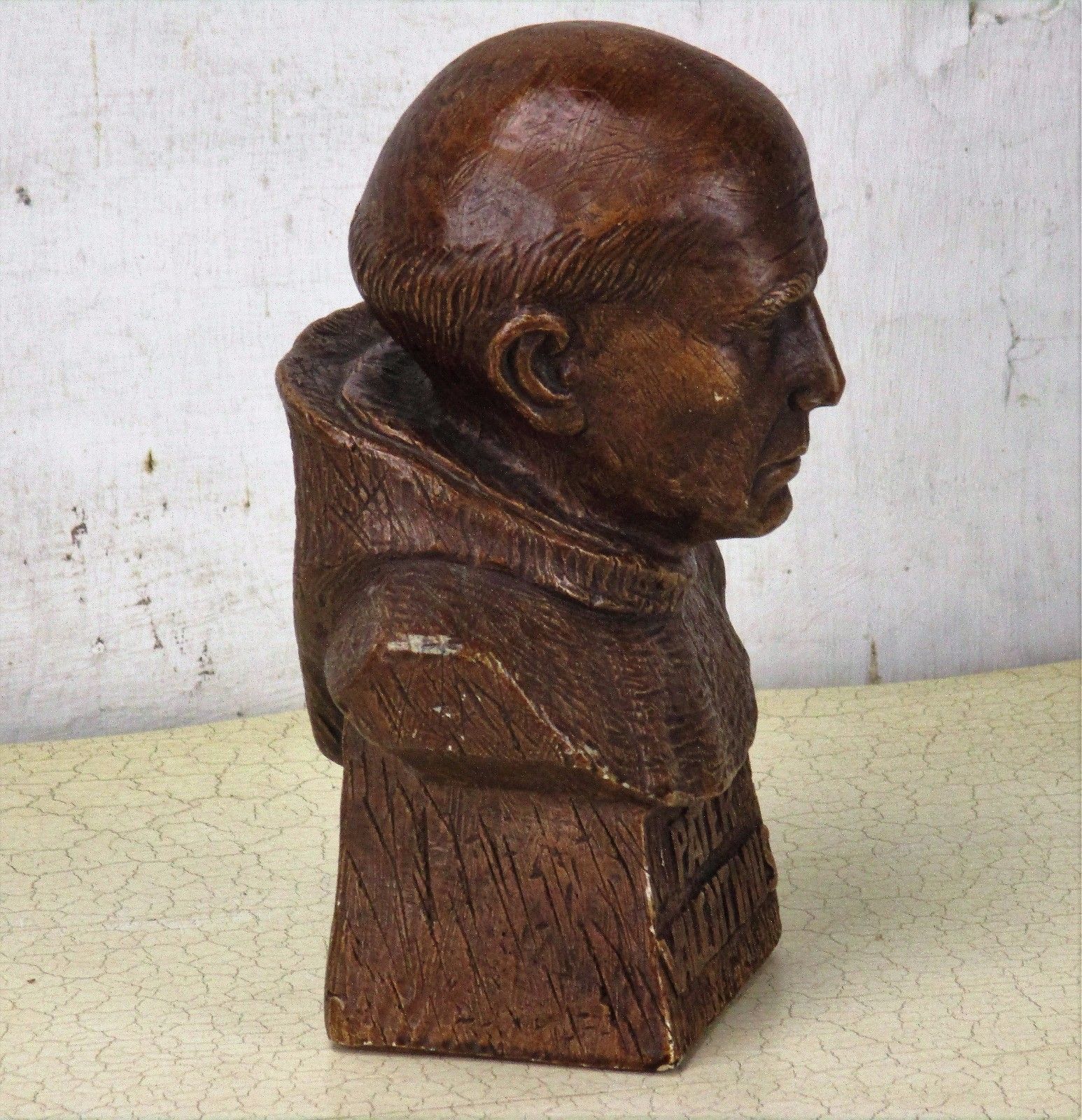 Bust  Statue Father Valentinus Paquay Johannes Ludovicus Plaster Collector  Htf photo furniture