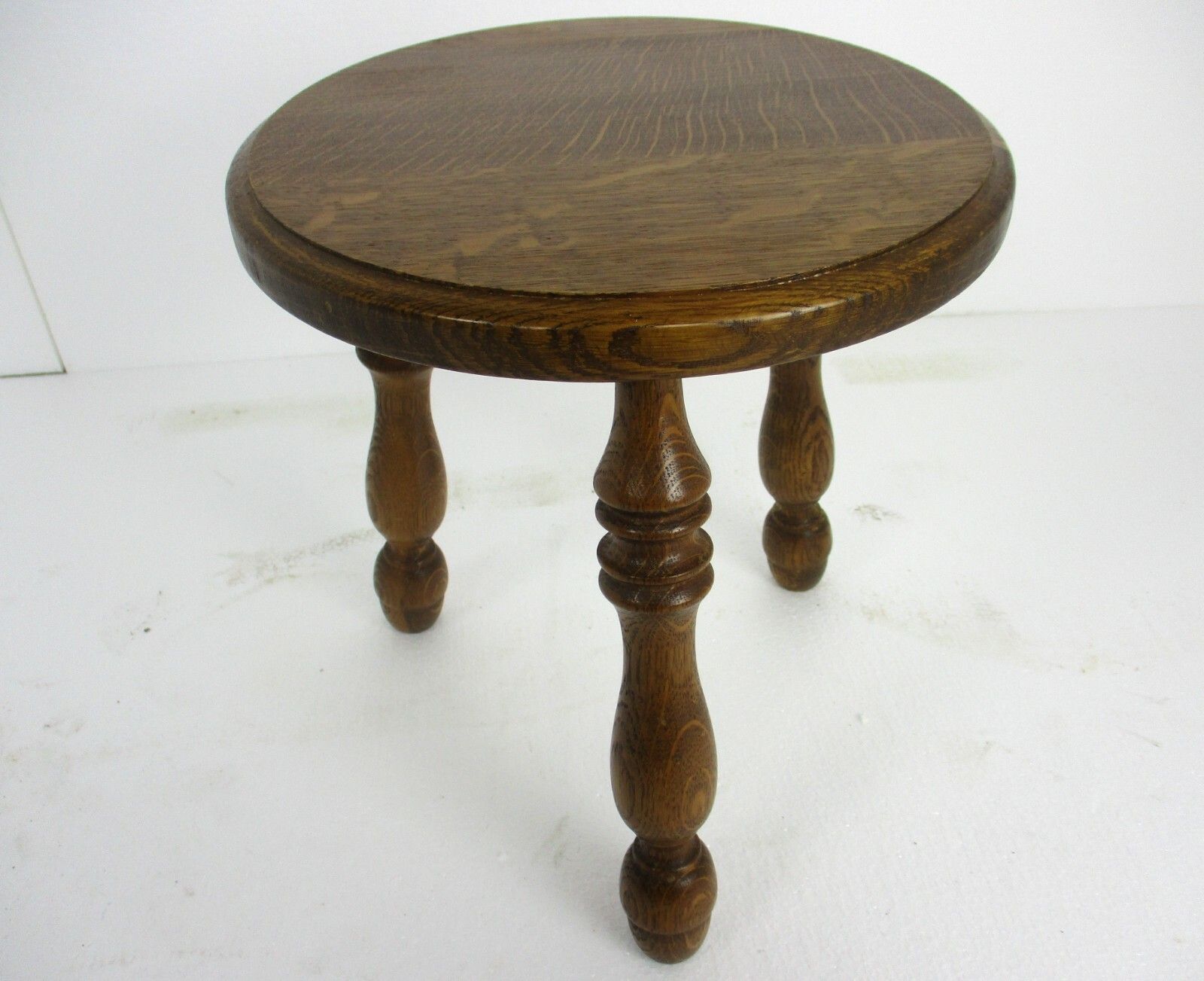 Milking Stool Pedestal Table Plant Flower Bonsai Stand Side Table Barn Country photo furniture