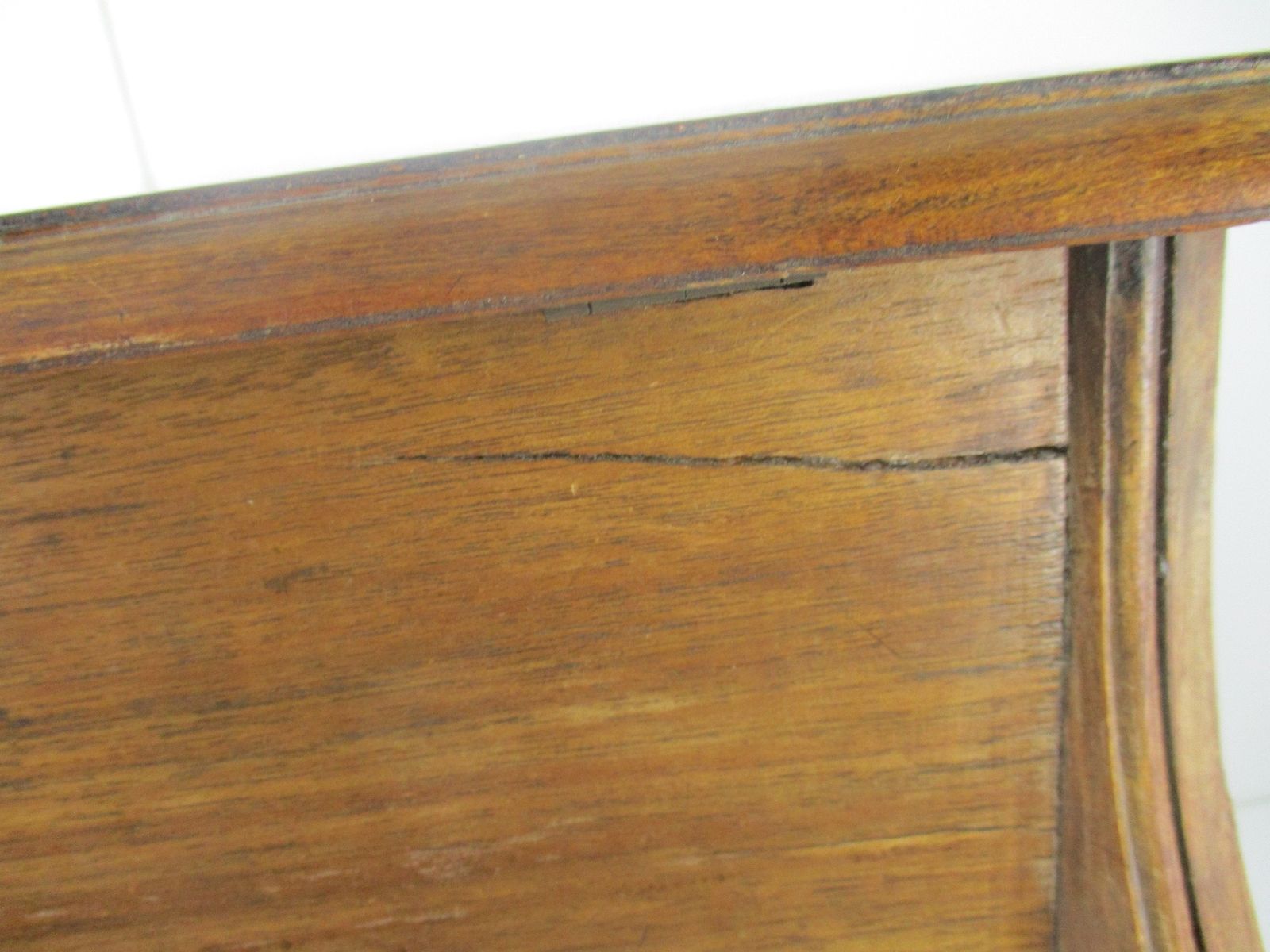 photo for sale Antique Art Nouveau  Wood Sewing Quilting Box Table Cabinet Two Tier Gorgeous