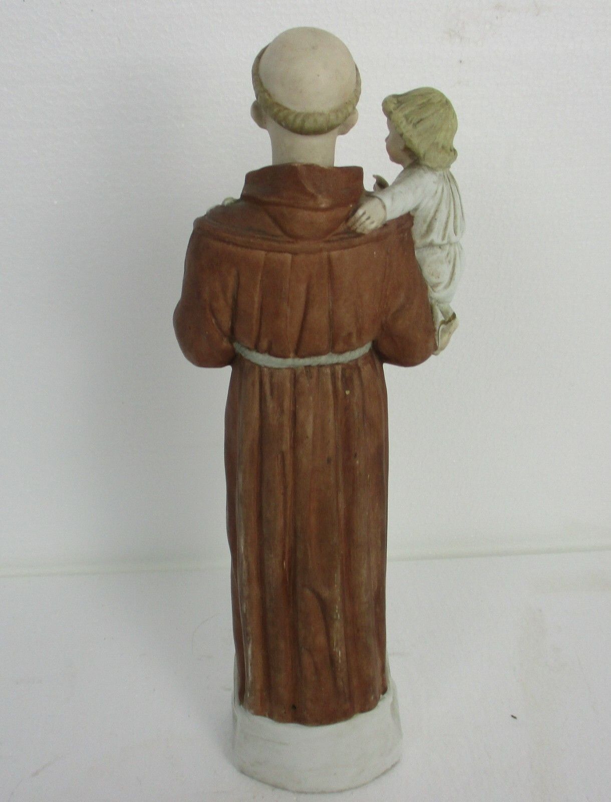 St Anthony Padua Of Lisbon Infant Child Porcelain  Statue Doctor Of The Church photo vintage