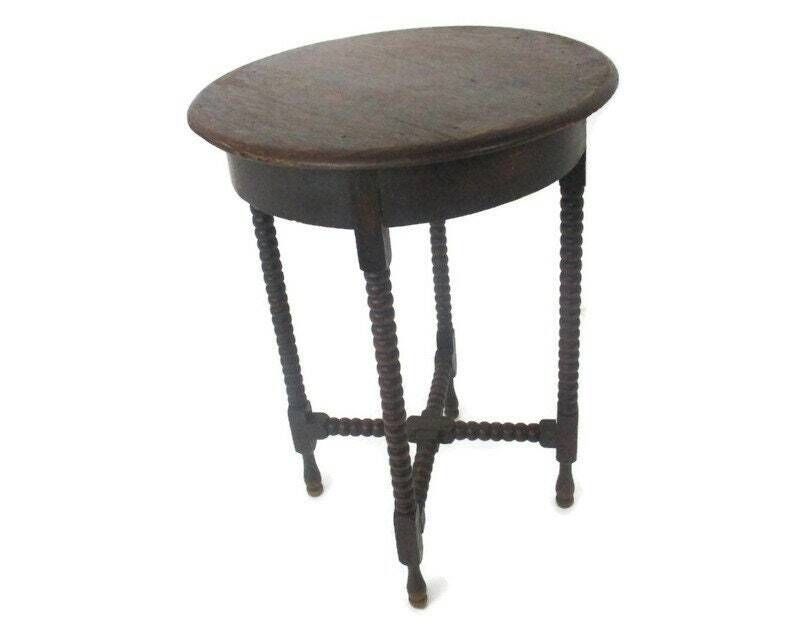 Beautiful Wooden Side Display Coffee Side Wine Occasional Table Barn Country Hob