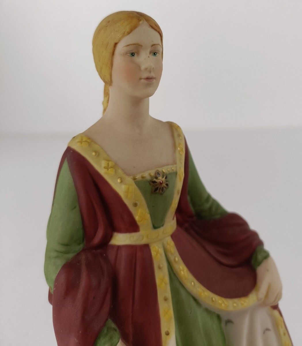 Exquisite Franklin Porcelain Isabella Of Spain  Limited Edition Figurine 1982. photo vintage