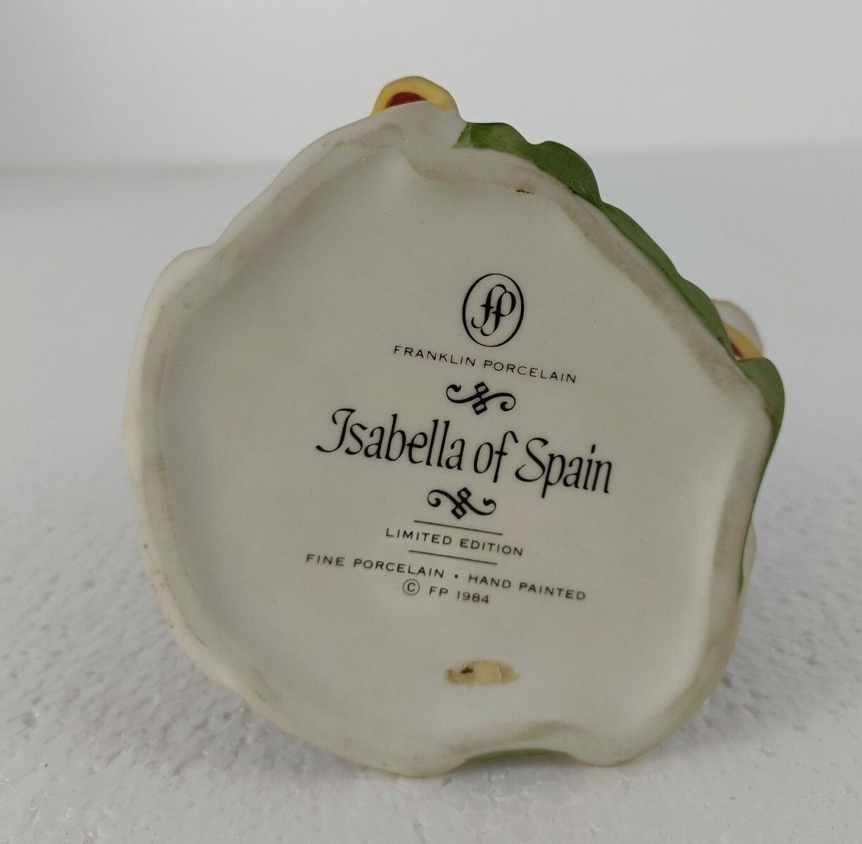photo furniture Exquisite Franklin Porcelain Isabella Of Spain  Limited Edition Figurine 1982.