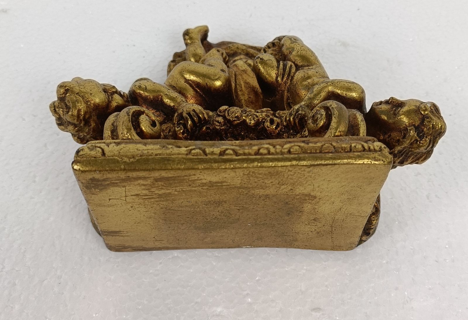 Ornate Wall Mounted Putti Angels Console Shelf Rack Gold Gilded  Hollywood Regen photo Furniture