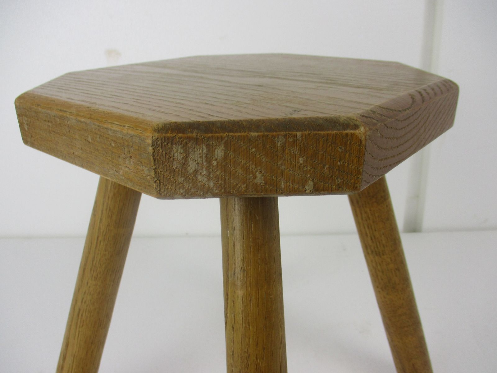 Old Milk Milking Stool Farmhouse Country Barn Style Side Display Table Pedestal photo for sale