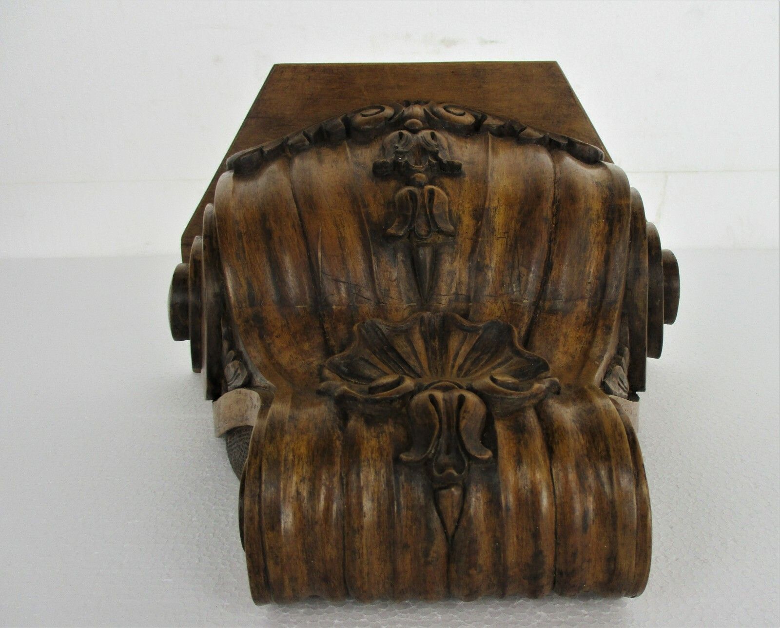 Hand Carved Wooden Wall Hall Console Small  Table Ornate Stunning Willy De Hond photo vinterior
