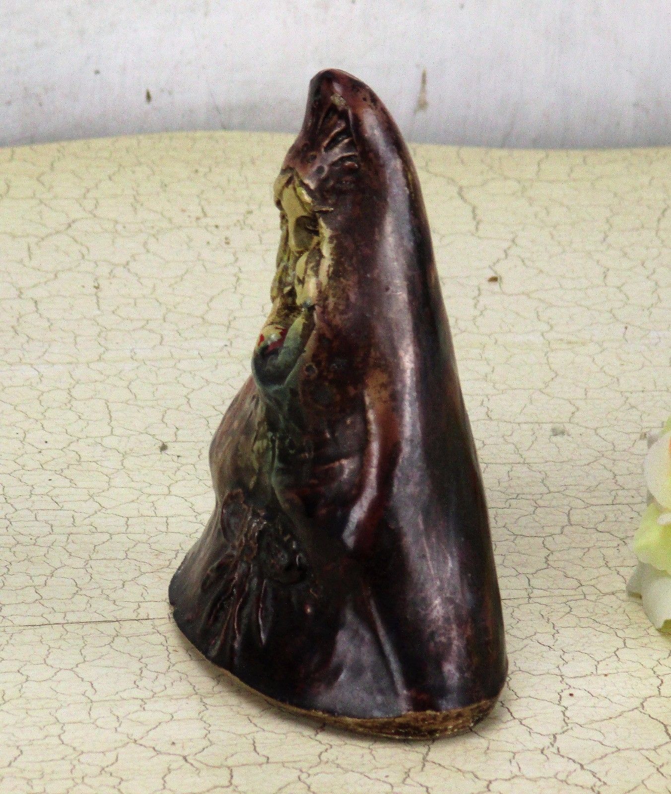 Statue Flemish Pottery Poterie Flamande Noseda Madonna Virgin Mary Majolica  5" photo 68.0