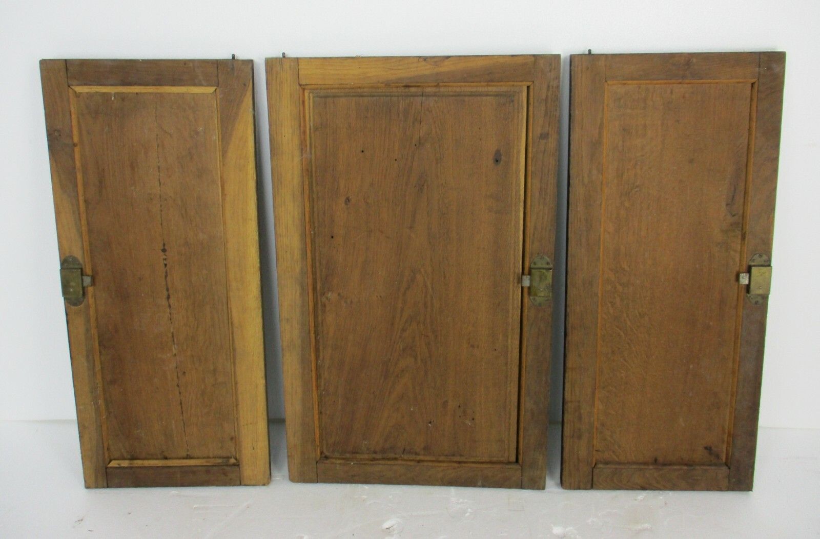 photo for sale Set Of 3  Door Panels Reclaimed Architectural Antique Oak Shepherd Breton Style