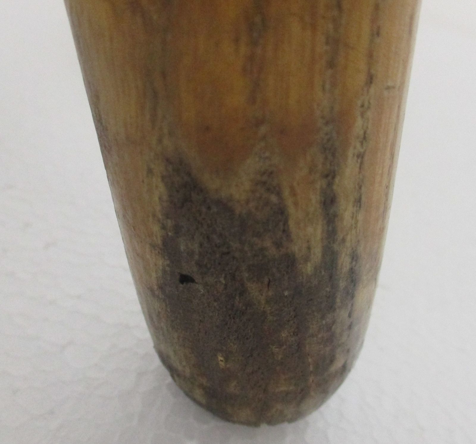 Hand Carved Wood Tripod Milking Stool Pedestal Table Pedestal Barn Style Funky photo for sale