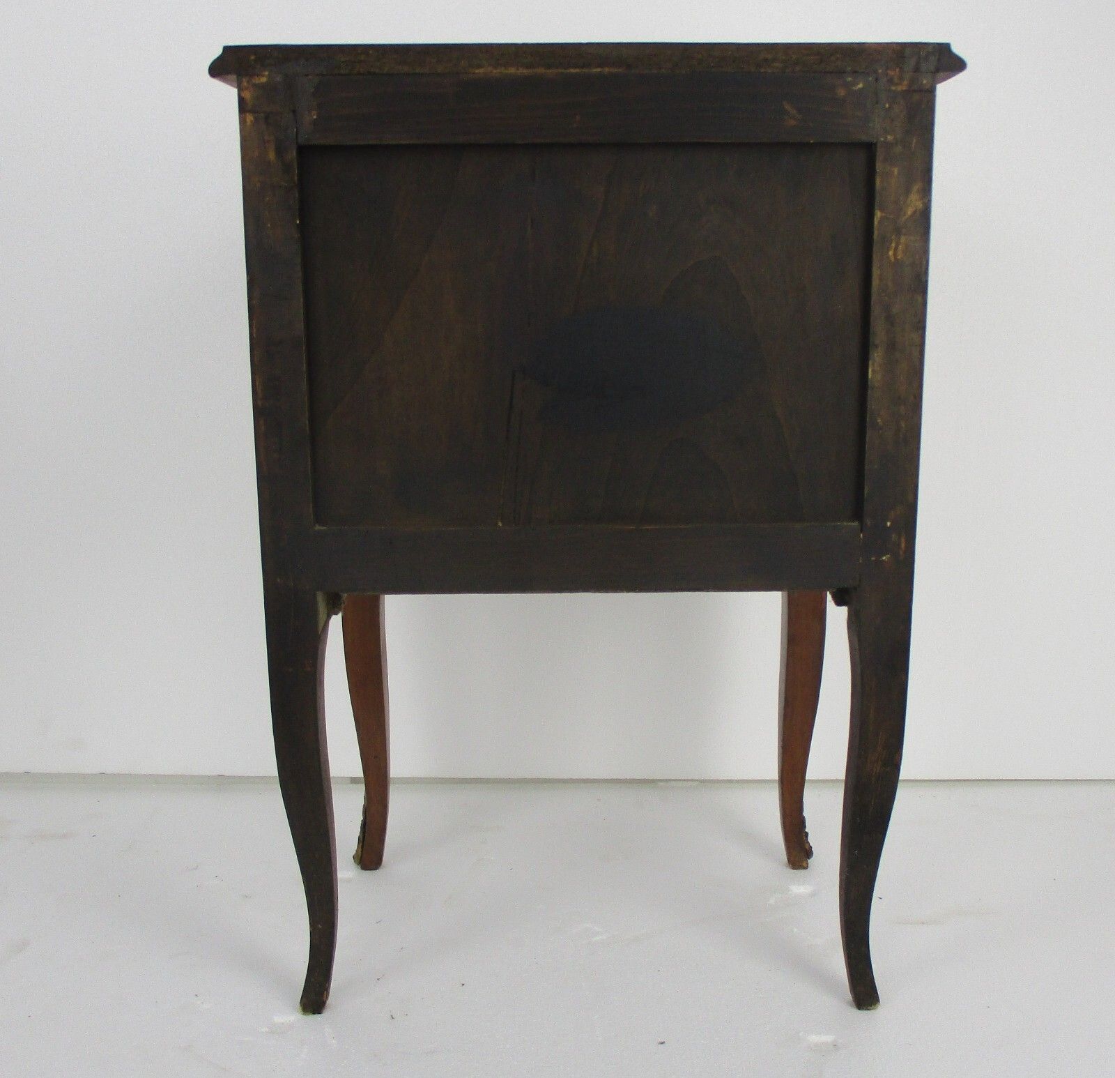 Gorgeous Marquetry  Chest Of Drawers Dresser Cabinet Wood Brass Trim Medallions photo 723.0