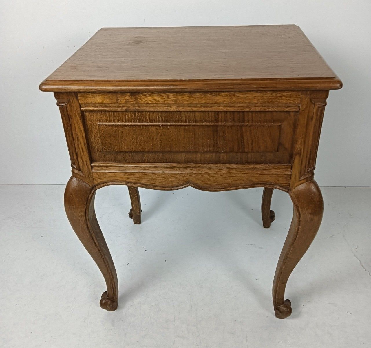 photo furniture Vintage Nightstand End Table  Modernist  Wood Bedside  Cabinet Louis XV Style