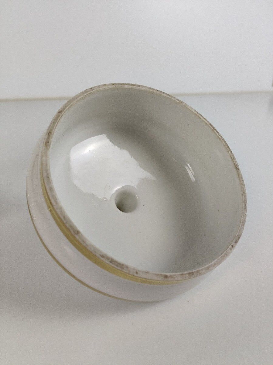 Antique Porcelain Medicine Apothecary Jar Container Vignier Fabe Rousseau Paris photo buy