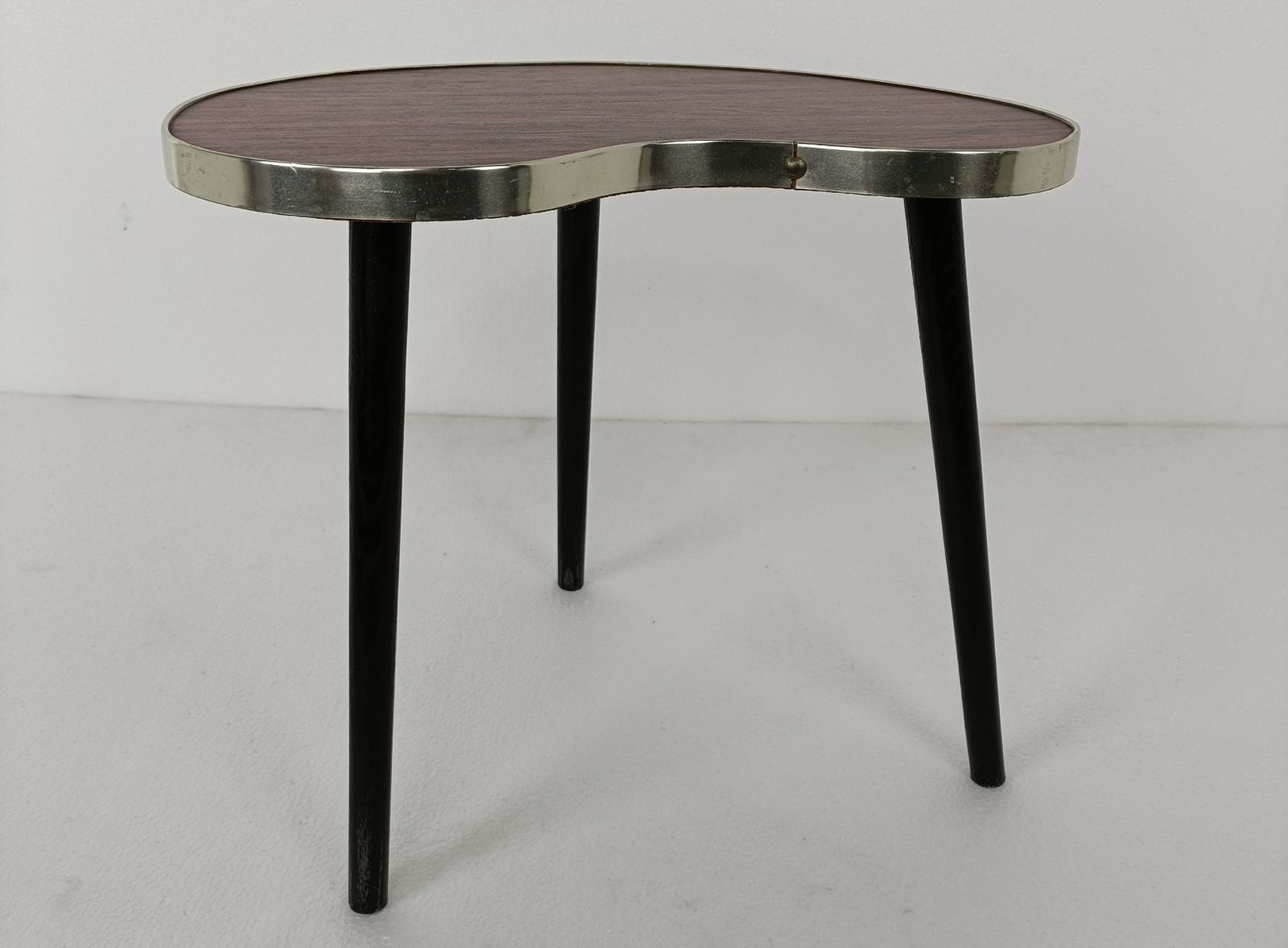 Retro Vintage Tripod Coffee Side Wine Table Mid Century Space Age Rockabilly Bro photo vinterior