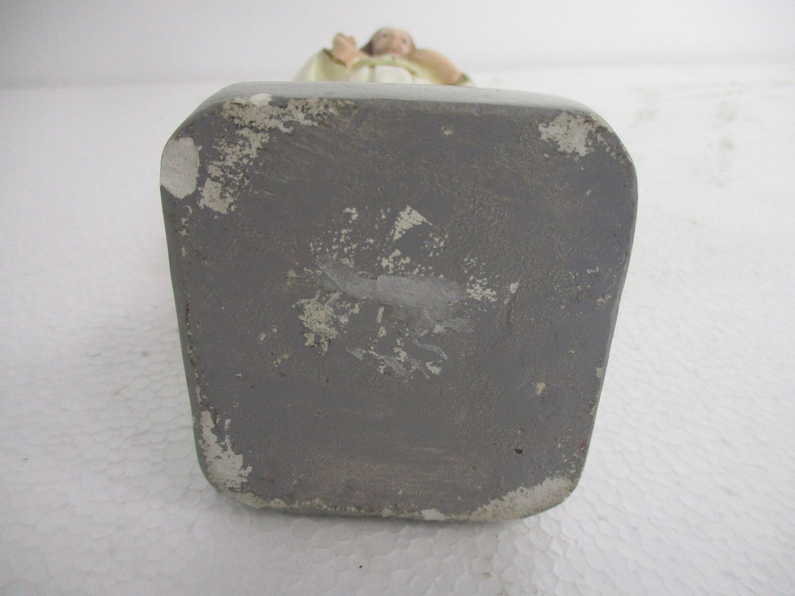 Antique Statue Jesus Christ Savior Sacred Heart Art Deco 1920s Plaster 12.79&Quo photo buy