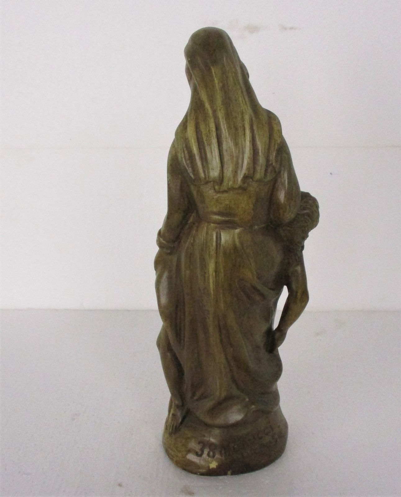 Pieta Statue Jesus Christ Virgin Mary Mother No Sorrow Is Like Mine Plaster Dram photo buy