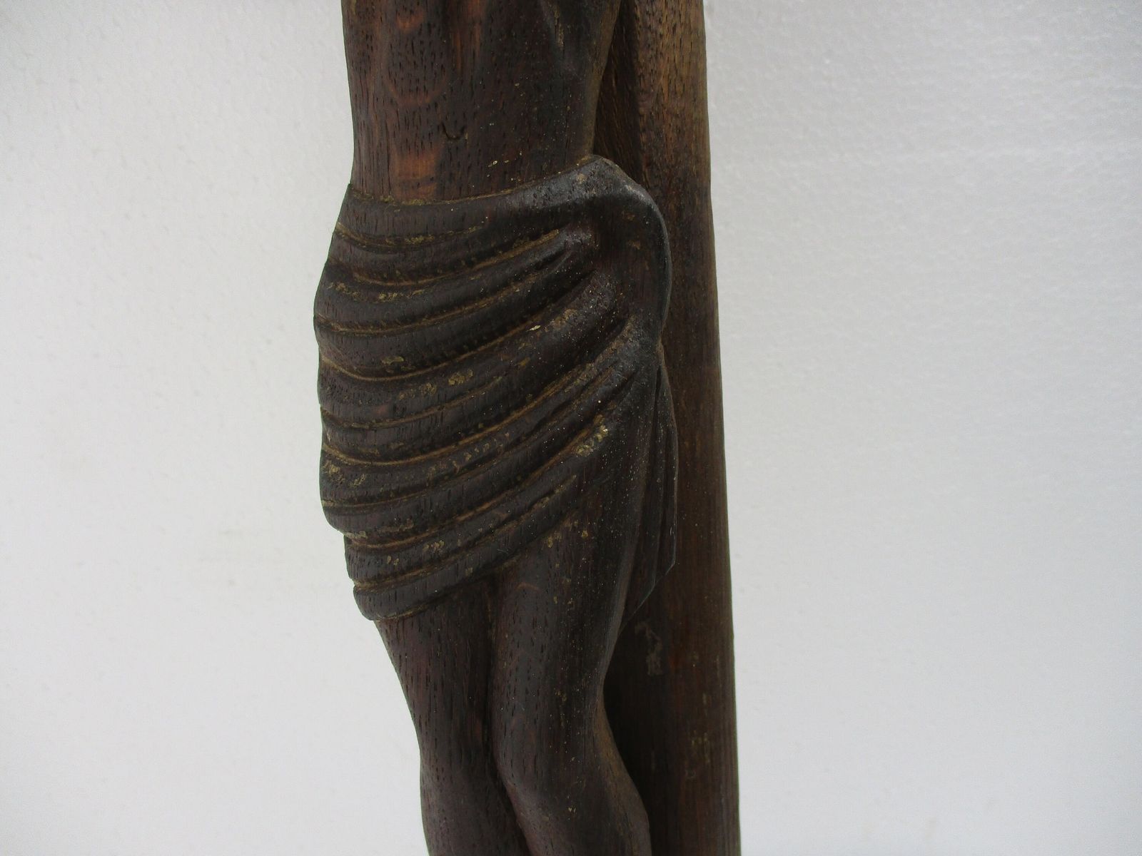 photo furniture Completely Hand Carved Wood Oak Hanging Crucifix Cross Corpus Jesus Christ
