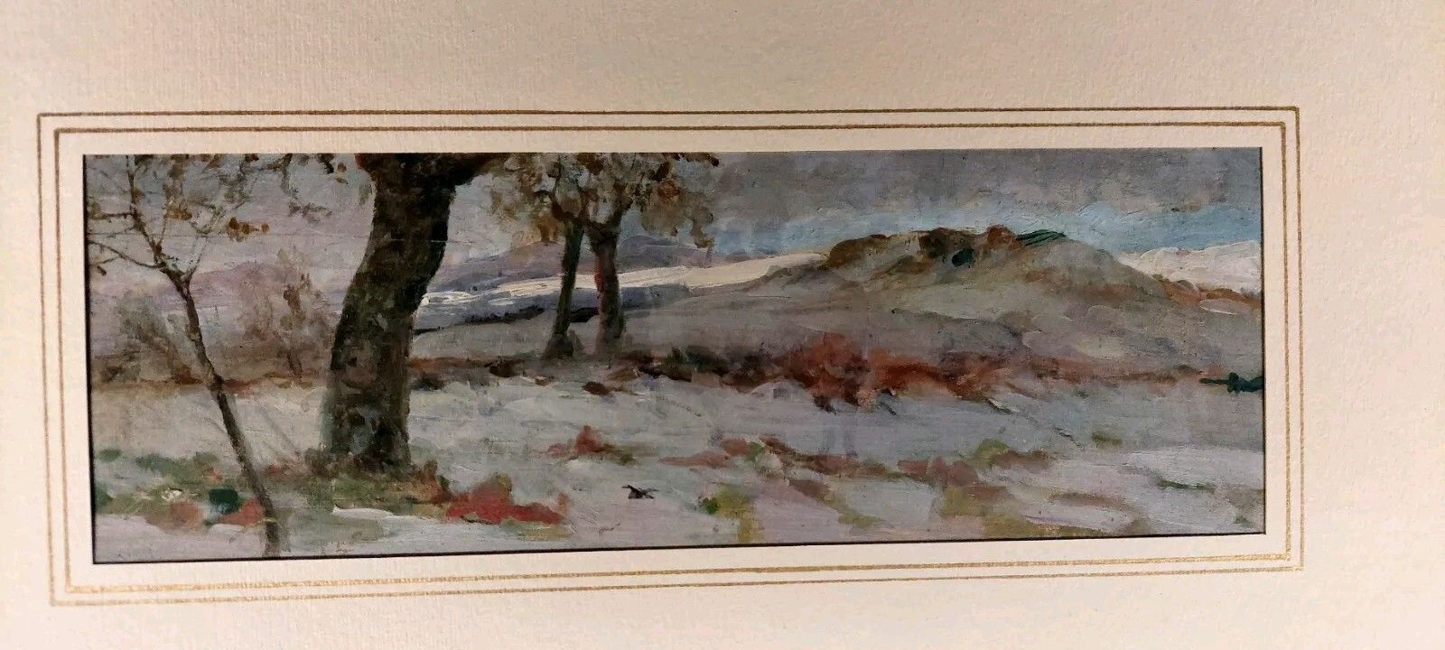 Painting Landscape Oil On Panel Early 900 Italy Antique Painting photo vinterior