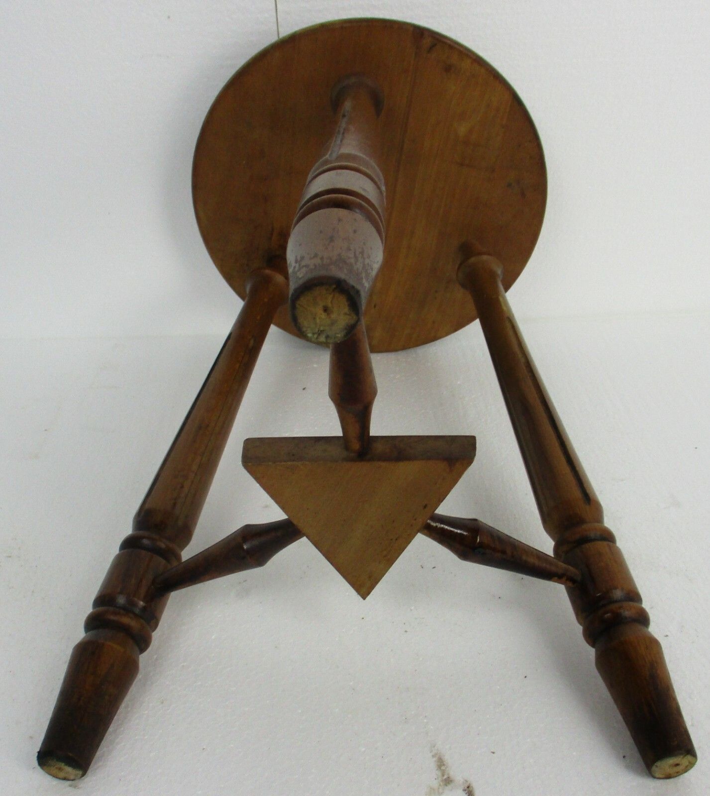 photo for sale Wooden Side Wine Table Pedestal Plant Bonsai Stand Two Tier Barn Country Style