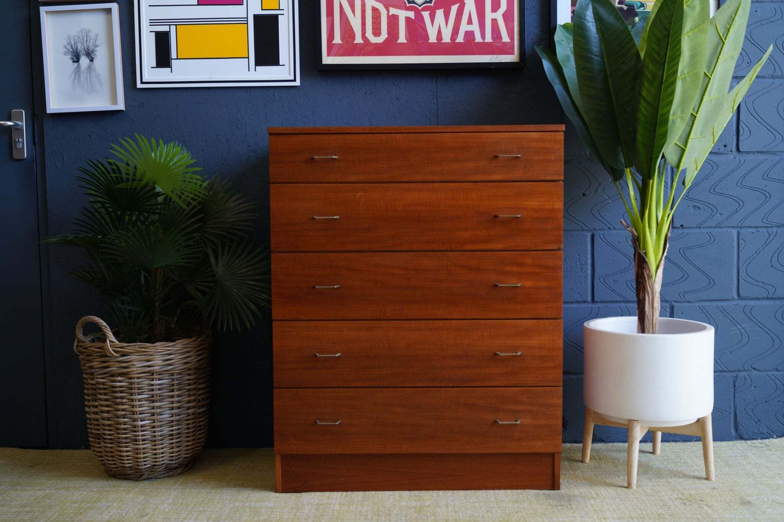 Austin Suite Chest Of Drawers   Mid Century 1960s (Oak) photo for sale
