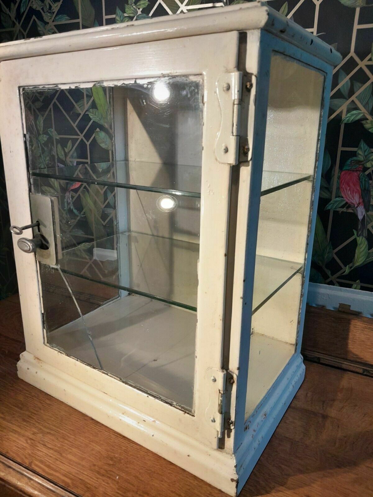 Early Mid Century Metal Medicine Cabinet photo for sale