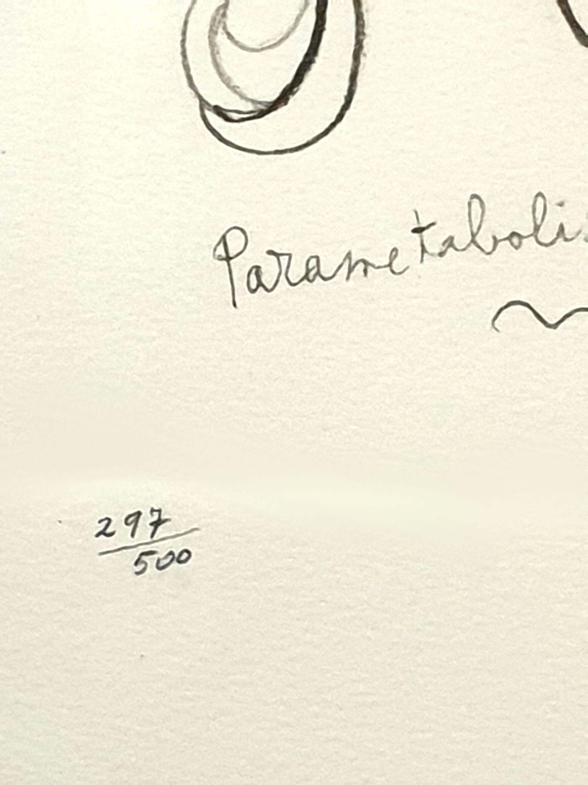Jean Cocteaujean Cocteau   Parametabolismes   Original Lithograph1956 photo Art