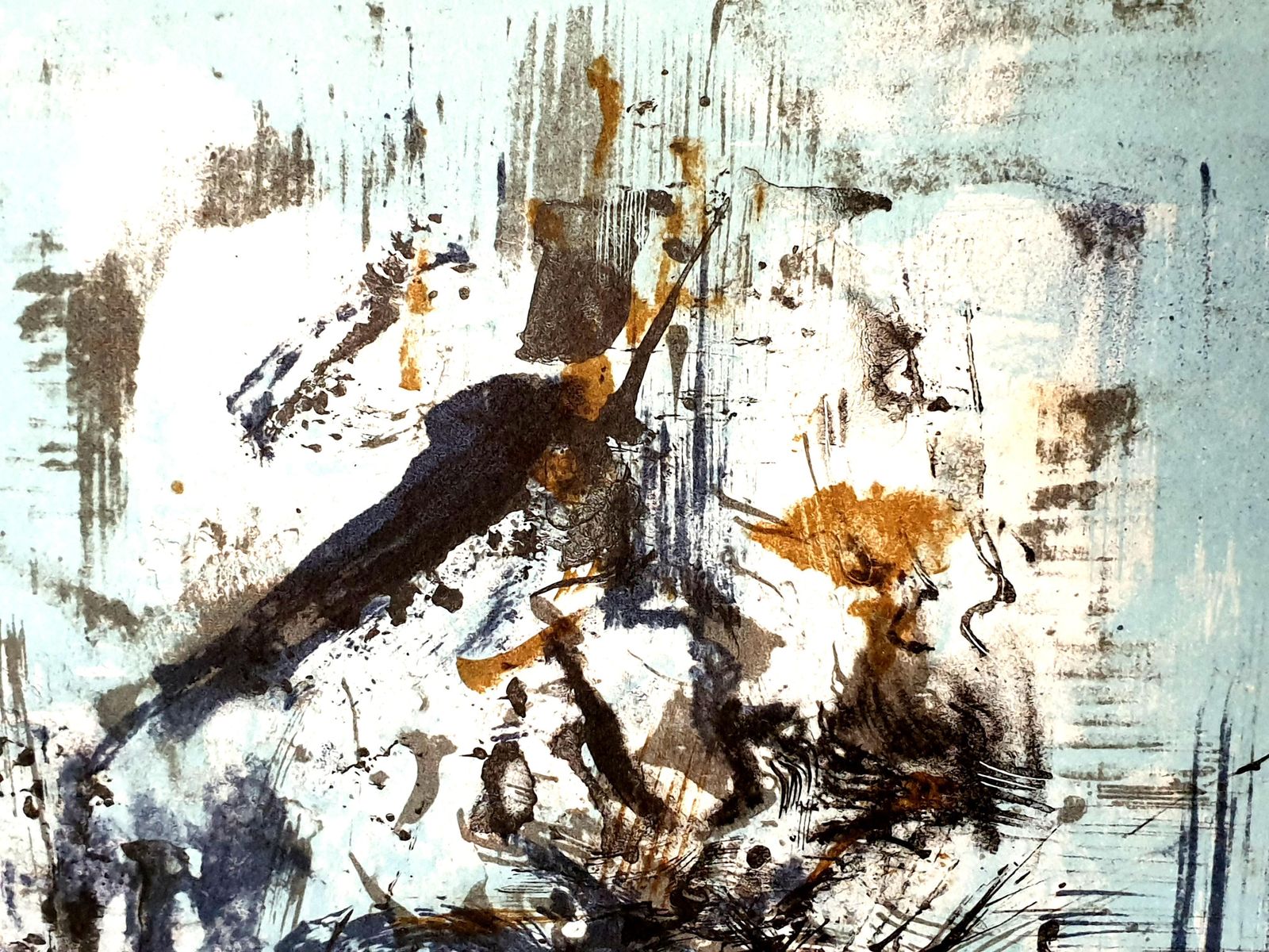 Zao Wou Kizao Wou Ki   Original Lithograph   Abstract Composition1962 photo buy