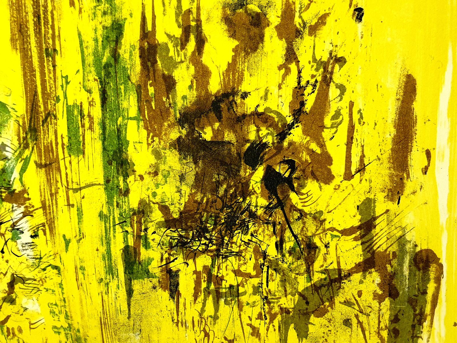 Zao Wou Kizao Wou Ki   Original Lithograph   Abstract Composition1962 photo Art