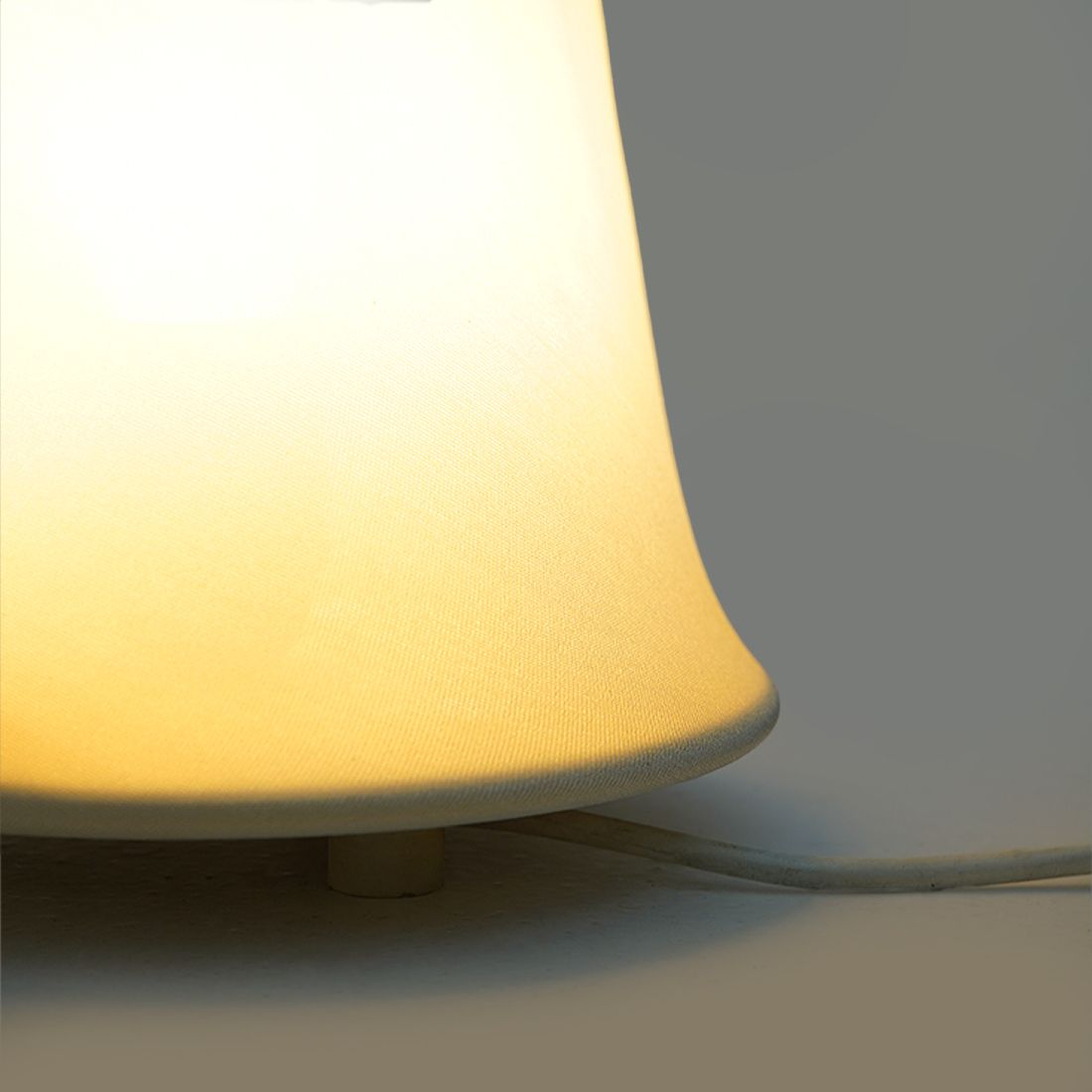 Lighting Table Lamp With Fabric Shade, 1970s photo