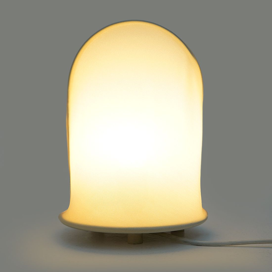 photo furniture Table Lamp With Fabric Shade, 1970s