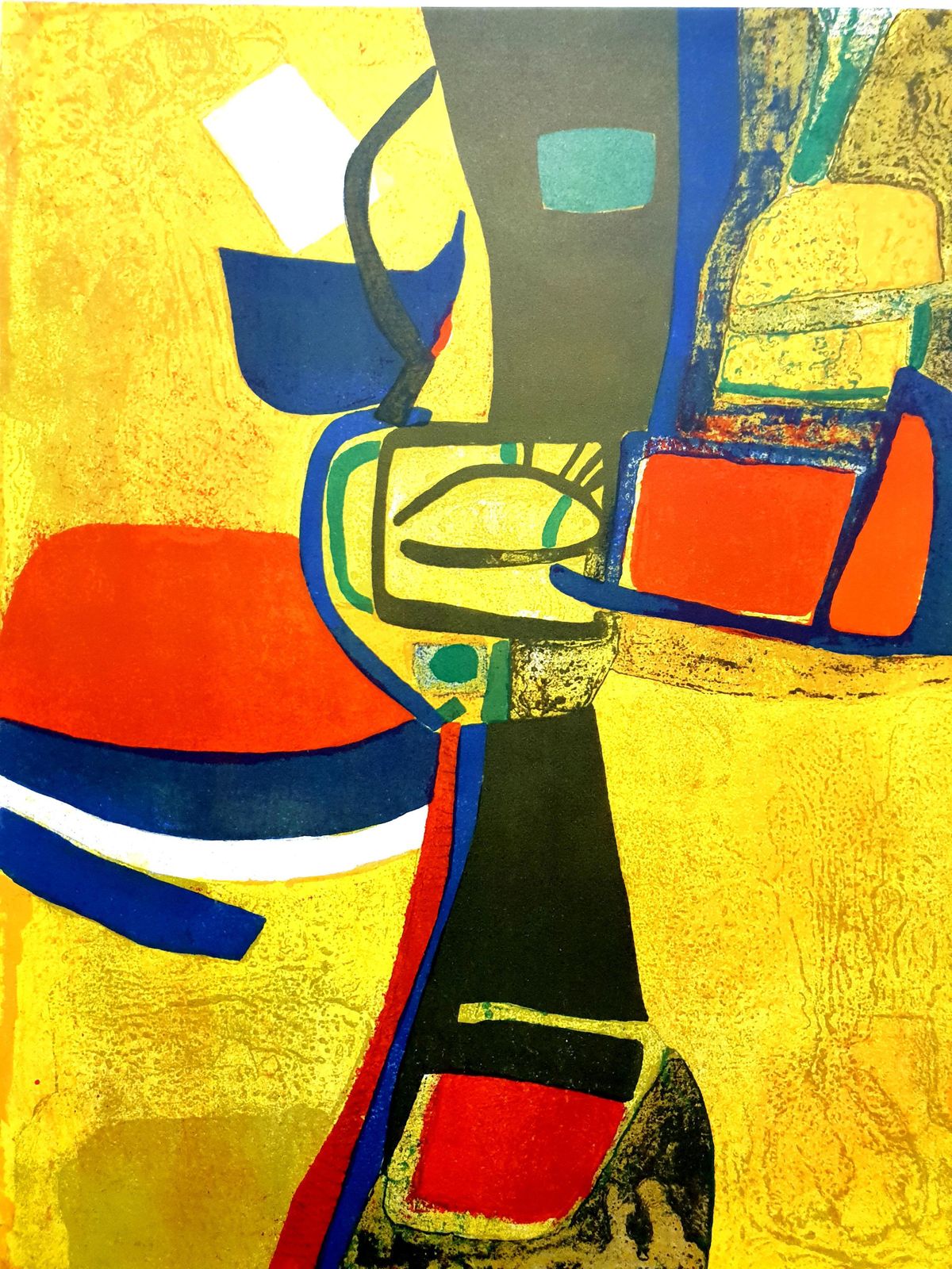 Maurice Estèvemaurice Estève   Composition   Original Lithograph1965