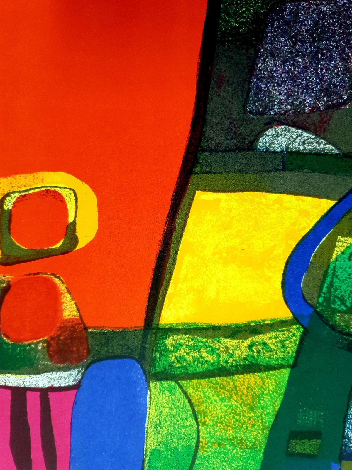 Maurice Estèvemaurice Estève   Composition   Original Lithograph1969 photo furniture