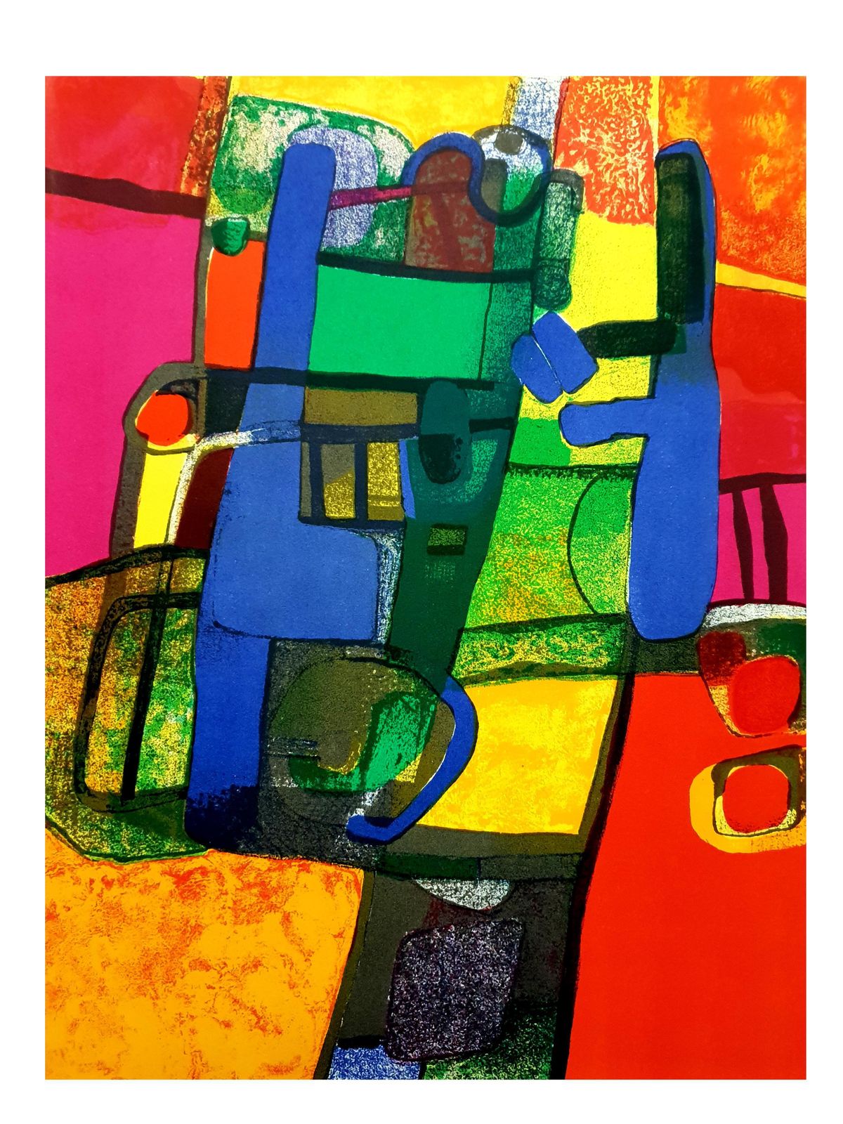 Maurice Estèvemaurice Estève   Composition   Original Lithograph1969 photo vinterior