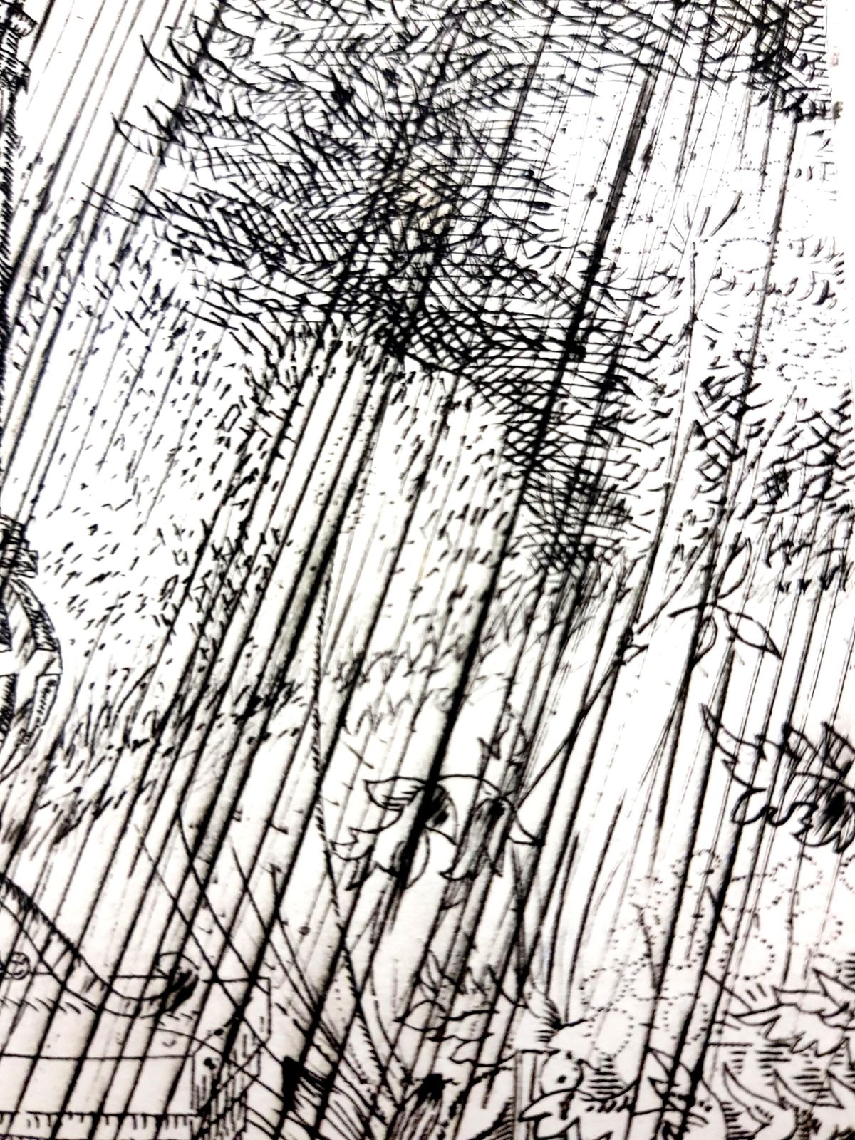 Jean Emile Laboureurjean émile Laboureur   Under The Cross   Original Etching1946 photo vintage