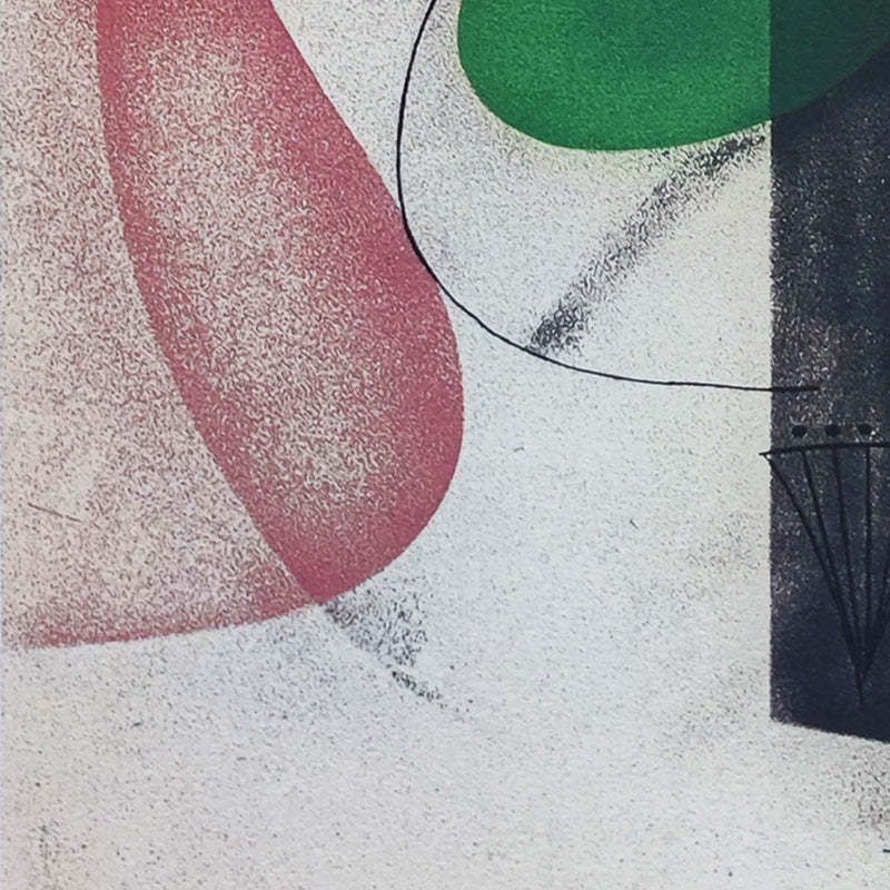 1970s  Astonishing Man Ray "Aerograph" Limited Edition Lithograph photo 728.0