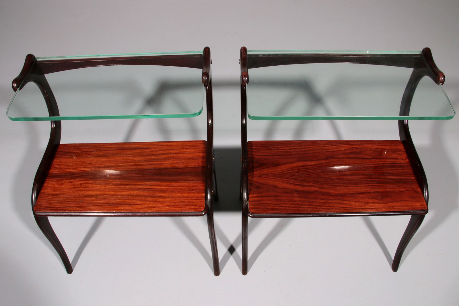Mid Century Italian Set Side Tables Attributed To Ico Parisi photo 3250.0