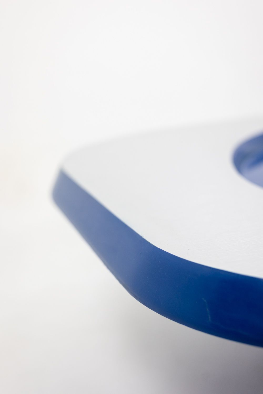 Organically Shaped Coffee Table In Aluminum And Lacquer. Contemporary. photo buy