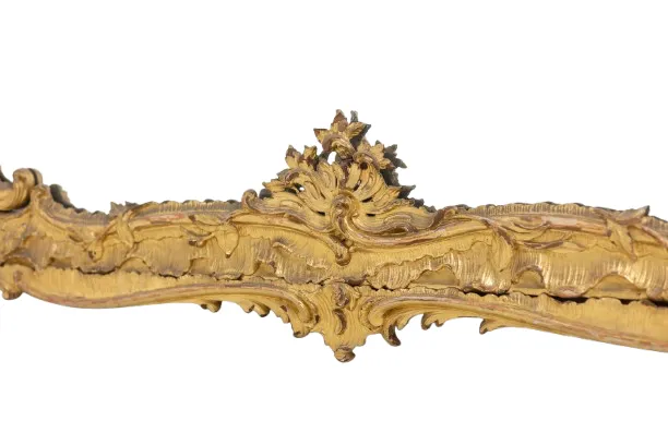 Louis XV Style Beaded Mirror. Napoleon III Period, Circa 1880. photo buy