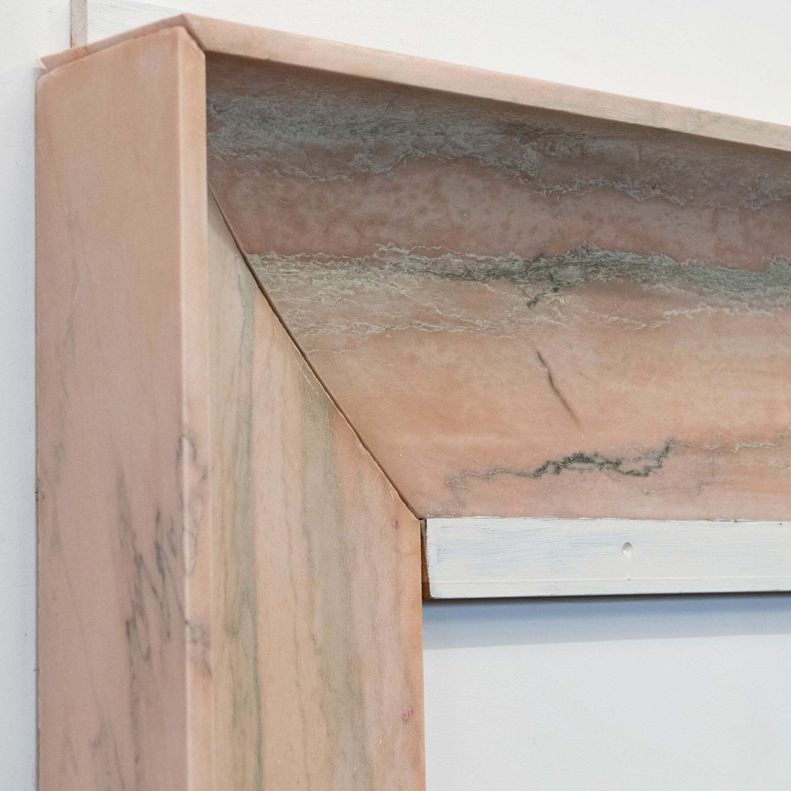 Bolection Fireplace Surround In Reclaimed Pink Marble photo buy
