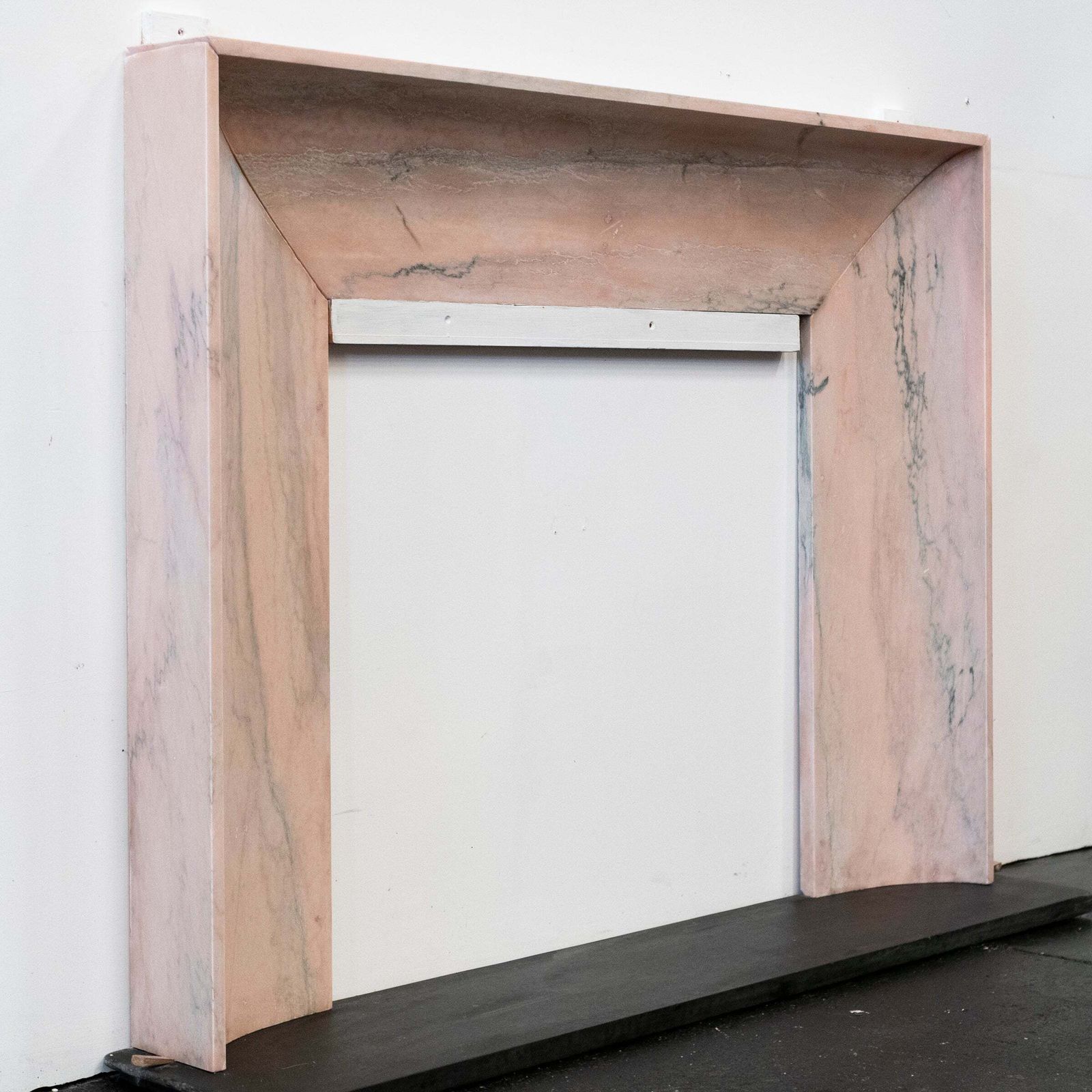 photo vinterior Bolection Fireplace Surround In Reclaimed Pink Marble
