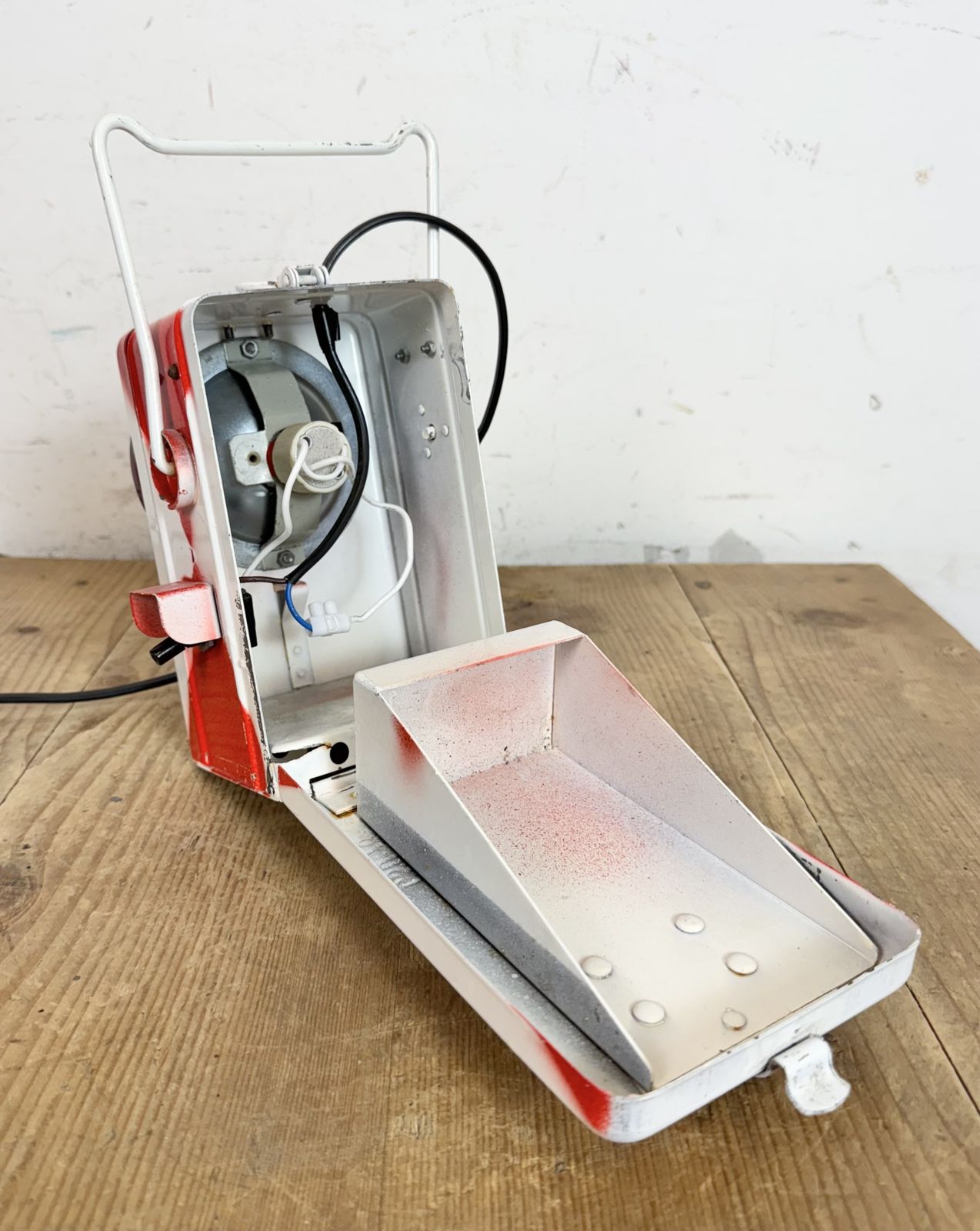Industrial Red Railway Lantern, 1980s photo buy