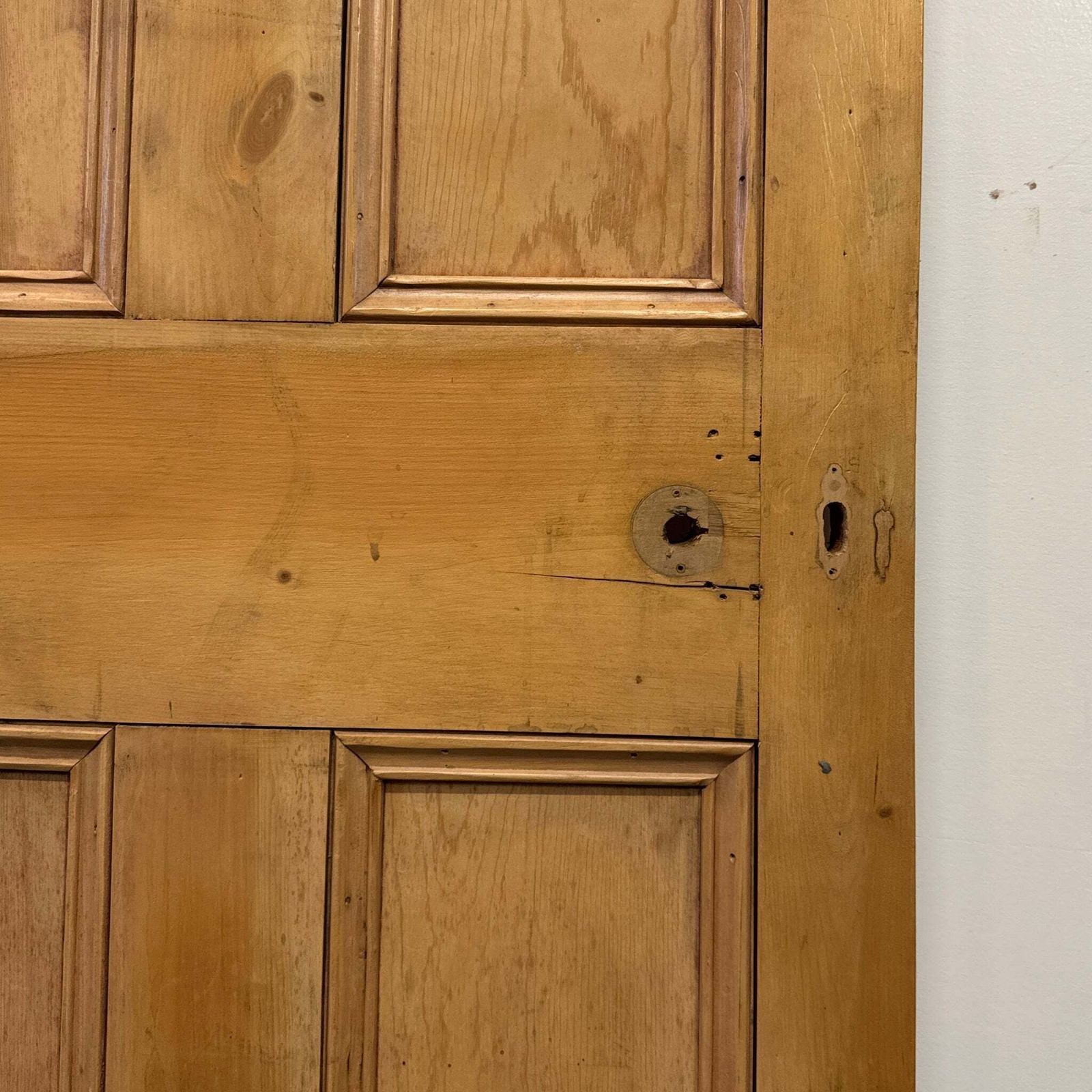 Antique 4 Panel Door 197cm X 75cm photo 275.0