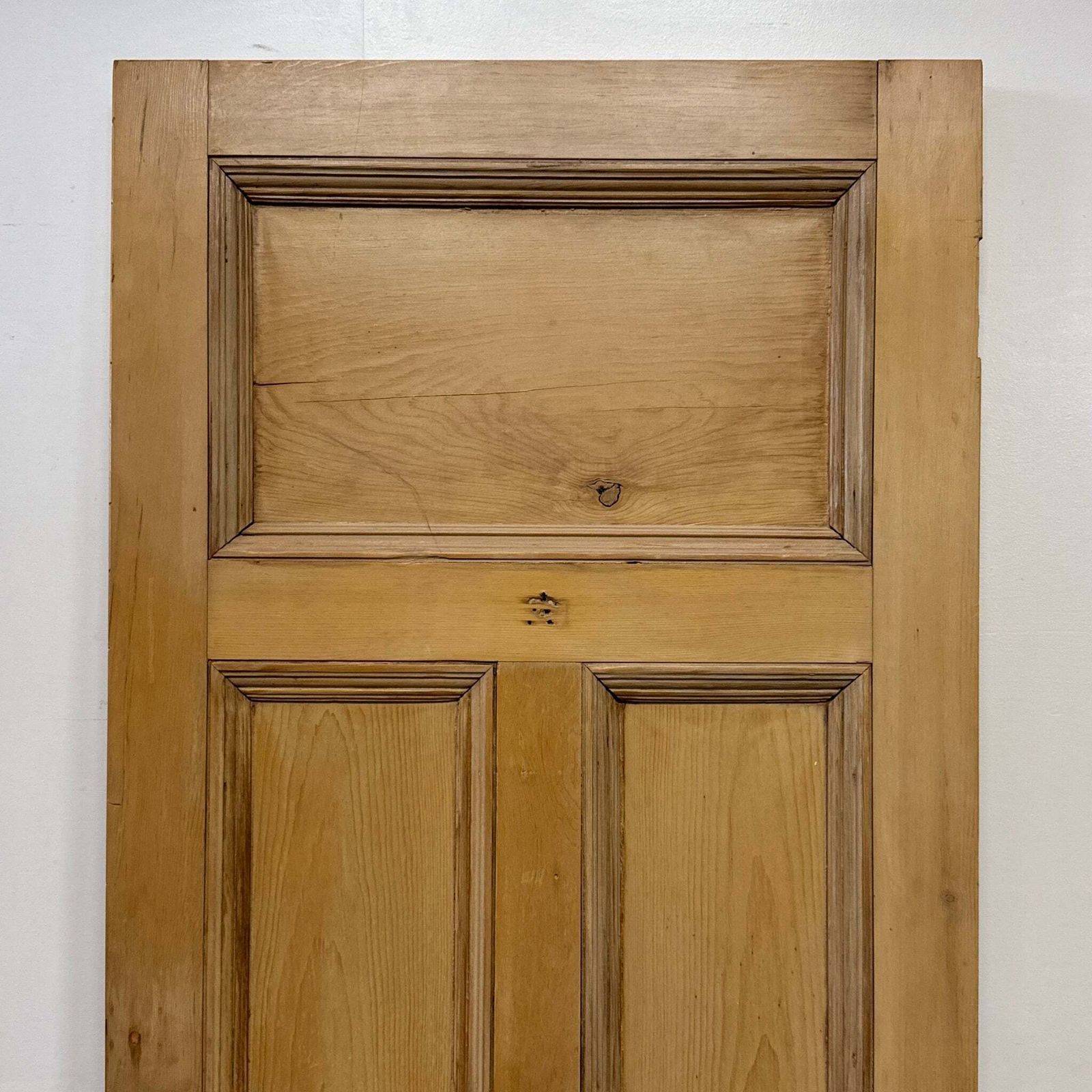 Antique 5 Panel Door 217.5cm X 74cm photo for sale