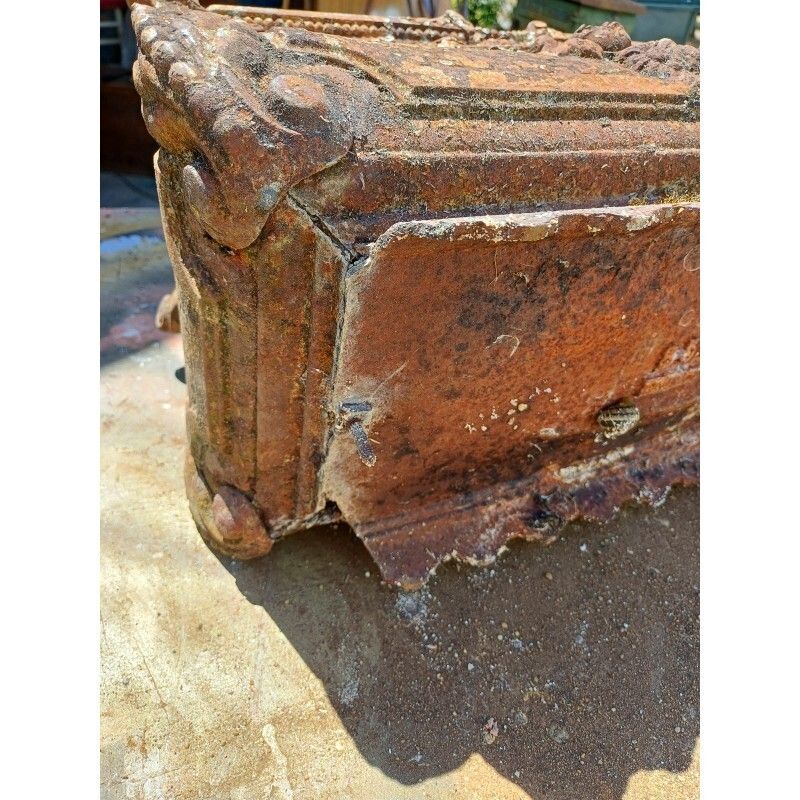 Home Decor 2 Cast Iron Planters 1900 From Charleville   Mézières Rocaille Style photo